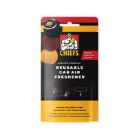 SUPER RUGBY HAMILTON CHIEFS Roadtrip Essential Reusable Car Air Freshener Package