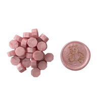 Pearl Pink Wax Seal Beads